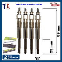 4 Kerzen Von VorwäRmung FüR Partner Experte Jumpy Scudo 1.9L D DW8 DW8B Diesel