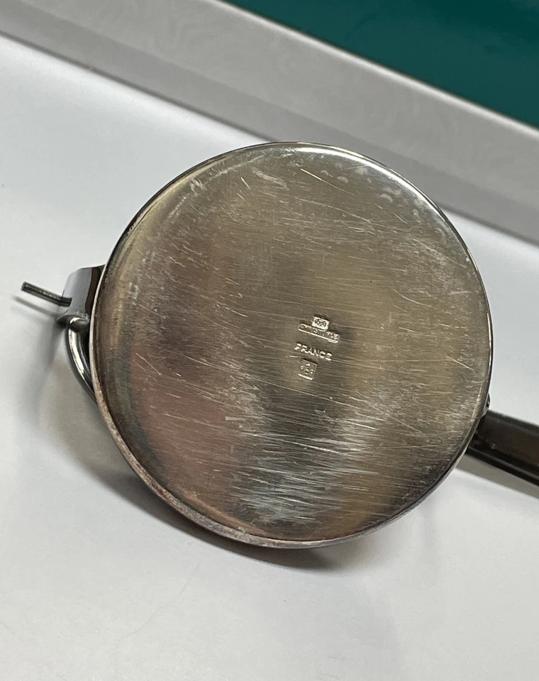 COLADOR DE TÉ ESTACIONARIO DE MESA CHAPADO EN PLATA CHRISTOFLE FRANCE Foto 3 de 4