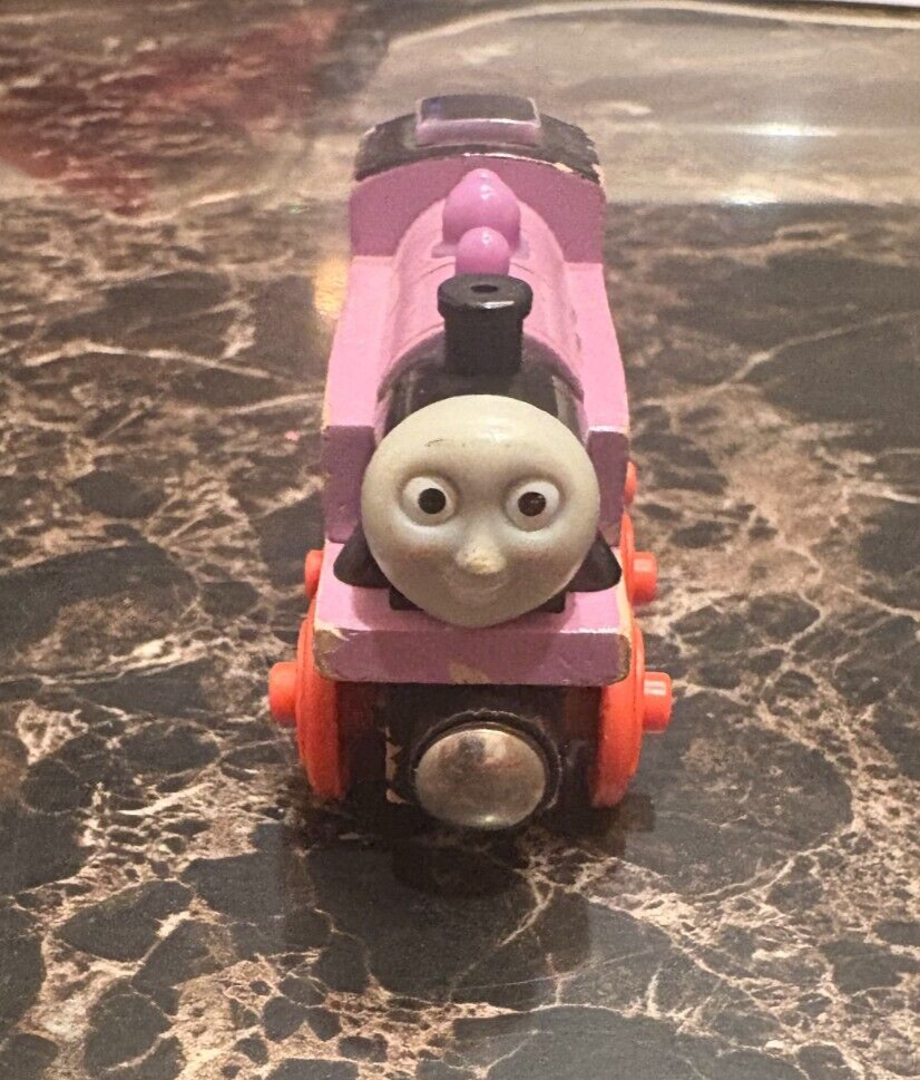 Thomas & Friends Wooden Train Rosie Pink Tank Engine Tomy 2003 Good Condition