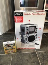 Vintage GPX Karaoke Party Machine JM250 CD Sing-a-long Singing System w/extra CD