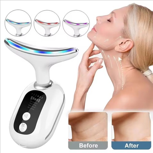 Skin Tightening Face Neck Lifting Beauty Anti Wrinkle Device LED Photon Therapy - Picture 3 of 18