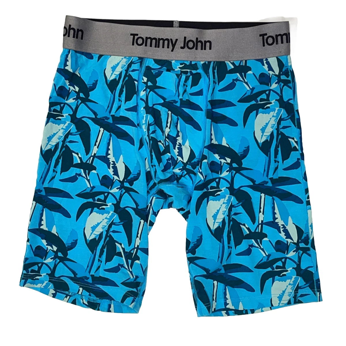 TOMMY JOHN MEN SECOND SKIN MODAL BOXER BRIEF UNDERWEAR BLUE PRINT SIZE  SMALL