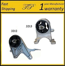 2PCS TRANS MOUNT FIT 2009-2012 Chevrolet Malibu 2.4L 6 Speed, Exc. HYBRID - AUTO