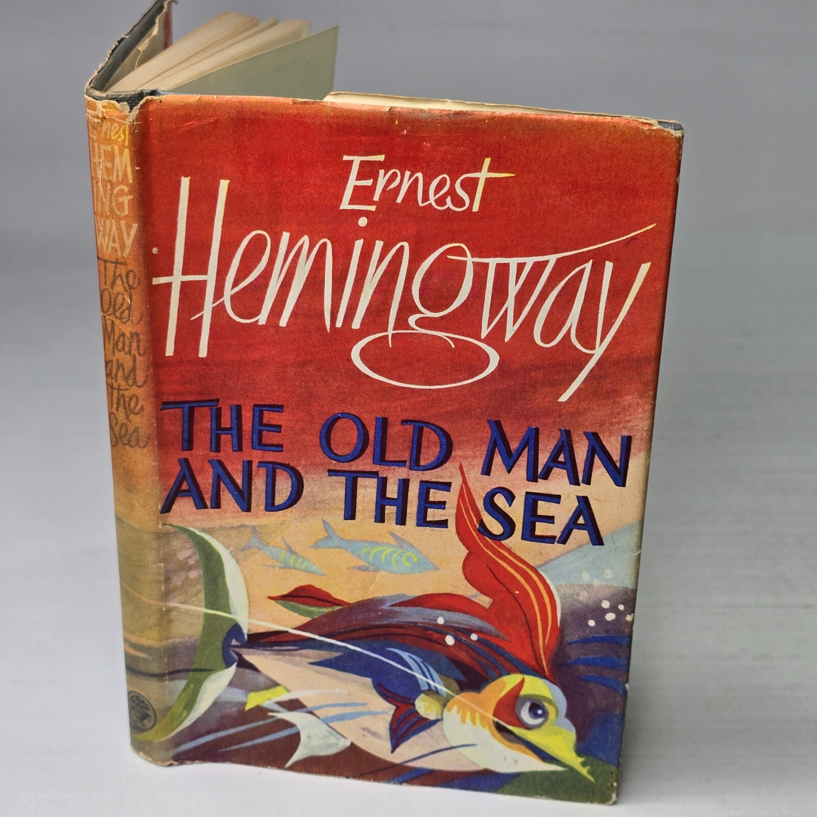 Old Man and Sea by Ernest Hemingway 1959 Jonathan Cape Hardcover with Dust Jacket