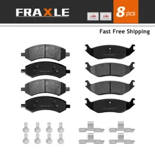 Front And Rear Ceramic Brake Pads Kit For Ram 1500 Classic Dodge Chrysler Aspen