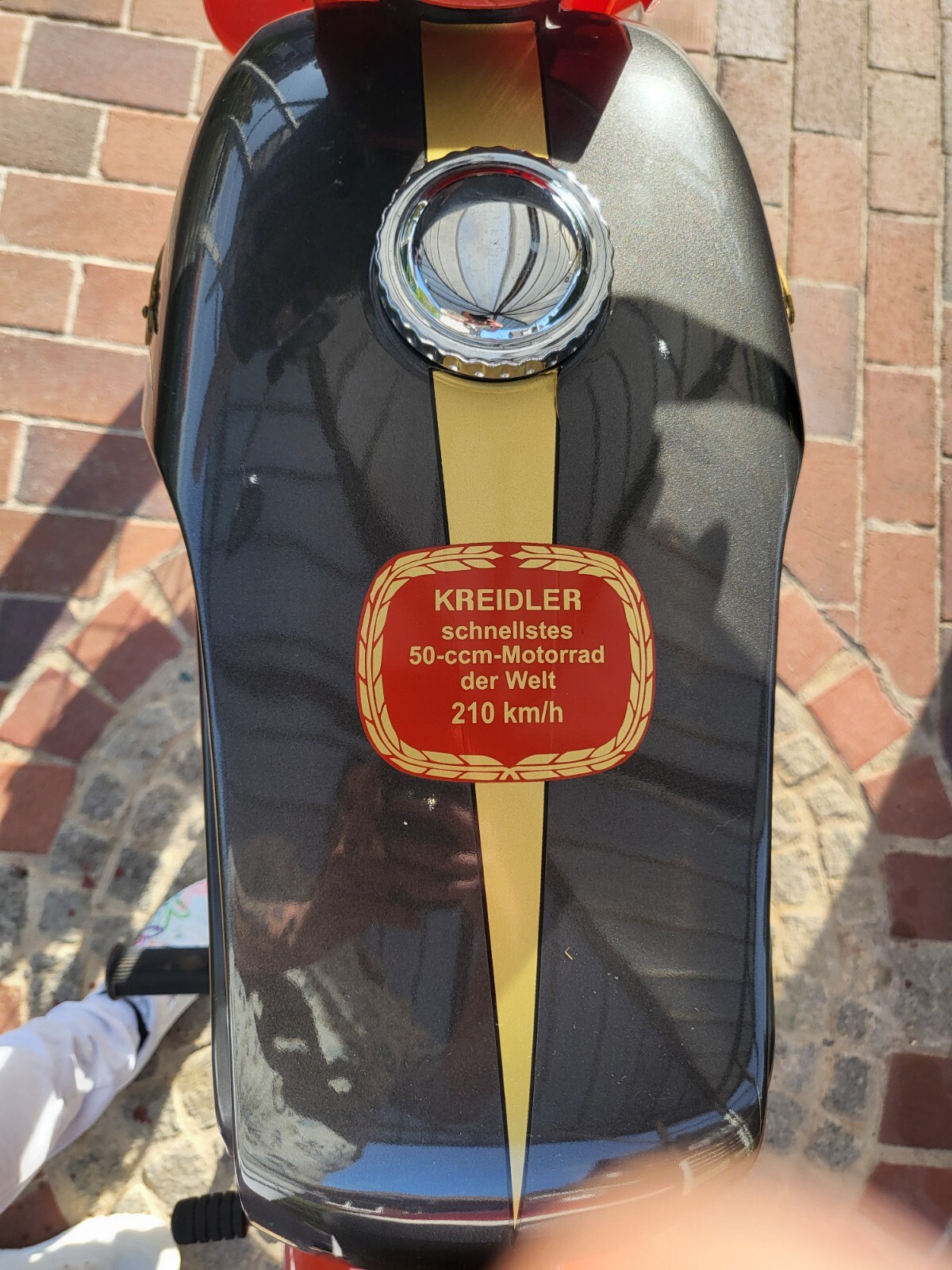 Kniekissen Benzintank Gummi Tankgummi Schwarz Für Kreidler Florett