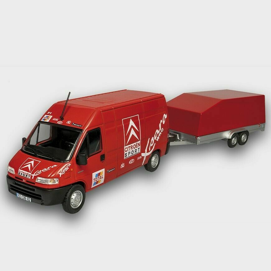 Jumper 2.8 HDi Citroën Sport WRC 2001 avec remorque, cadeau idéal pour collectionneur