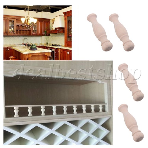 5x Unpainted Wood Baluster Spindles for DIY Home Decoration 2.83 Inch - Picture 12 of 15