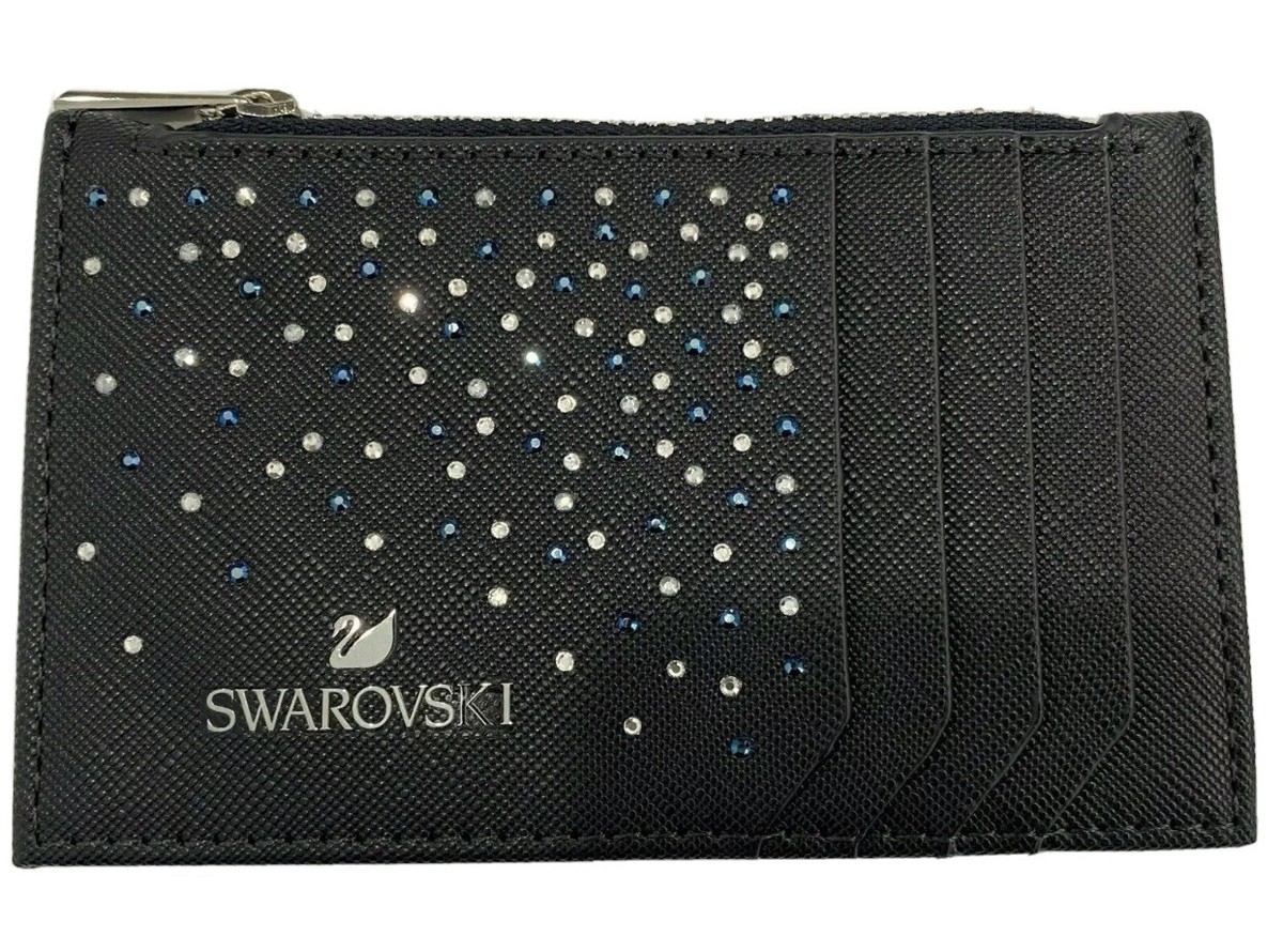 Swarovski Crystal 2020 Wallet Card Holder Gift 5576930 Navy Blue