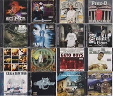 !@#$ Texas Oklahoma Dallas Houston Tulsa OKC G-Funk Rap 3 (Build A CD Lot) !@#$
