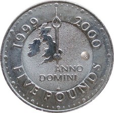 UK ROYAL MINT &pound;5 FIVE POUND COIN MILLENNIUM ANNO DOMINI. Open To Offers.