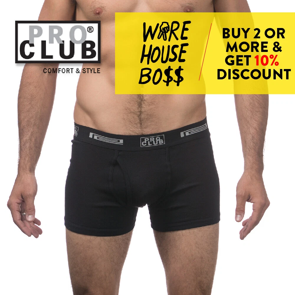 PRO CLUB PROCLUB MENS BOXER BRIEFS MENS UNDERWEAR BOXERS TRUNK LONG JOHNS  UNDIES