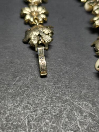 Bracciale Vintage Napier Strass Floreale Ape Farfalla 7,5 DIFETTO - Foto 4 di 6