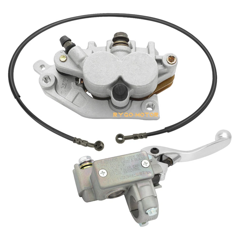 Conjunto de línea de cilindro maestro de freno delantero y pinza para Yamaha YZ125 YZ250 2001-2007 Foto 3 de 4