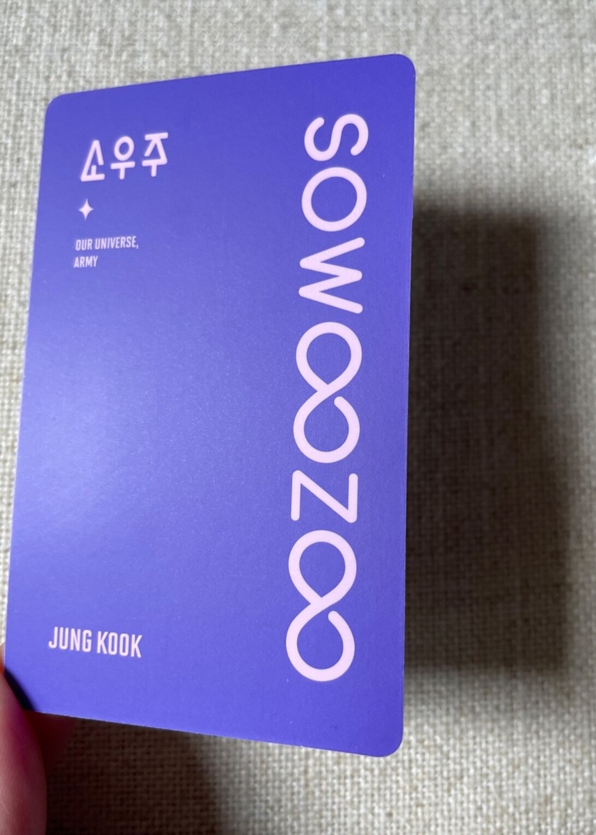 SOWOOZOO BluRayトレカのみ ジョングク BTS SOWOOZOO Blu-ray Official Photo card JUNGKOOK V JIMIN
