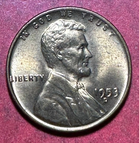 1953D Choice Uncirculated LINCOLN CENT "FULL RED" "Denver" Coin!