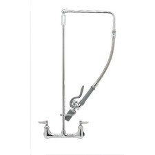 T&S Brass B0131C Wall Mount Low Flow PreRinse with Overhead Swivel Arm
