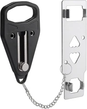 Portable Door Lock for Hotel and Home Security, Door Lock Self-Defense Door Safe