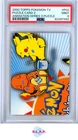 PUZZLE CARD 2 PIKACHU CHARMANDER POKEMON P02 2000 ANIMATION SERIES 3 EN PSA 9