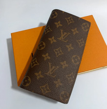 Louis Vuitton Monogram Porte feiulle Brazza Long Wallet Purse Brown US