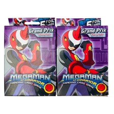 2 MegaMan NT Warrior Grand Prix Protoman Starter Deck Trading Card Game Sealed