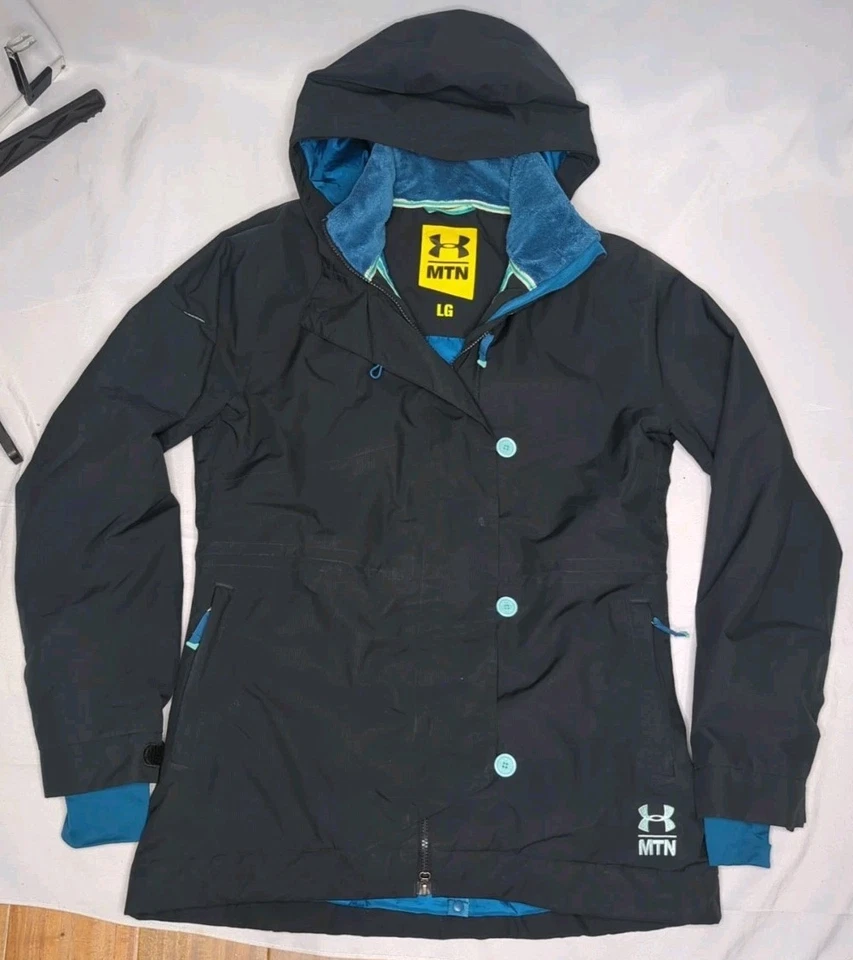 Under Armour ColdGear MTN Recco Chaqueta de Invierno Esquí Snowboard Mujer Grande Con Capucha Foto 4 de 4