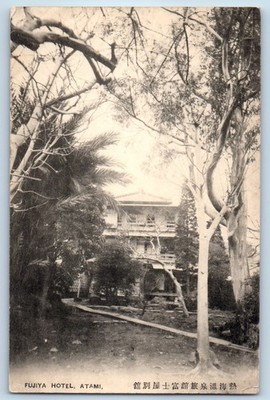 Shizuoka Prefecture Japan Postcard Fujiya Hotel Atami c1910 Unposted Antique
