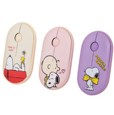 Official Peanuts Snoopy Silent Mouse Bluetooth 2.4G Dual Wireless Mouse