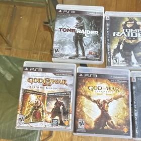 PlayStation 3 PS3 Game Lot Tomb Raider & God of War + SingStar + Dead Rising 2