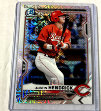 2021 Bowman - Chrome Prospects Austin Hendrick #BCP-55 Mojo Refractor (RC)