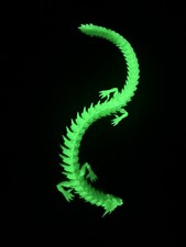 Articulating Dragon Multi Color Fidget Toy 3D Printed 16  . Pick Your Colors 
