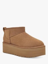 SALE! BNWT UGG Classic Ultra Mini Platform Suede Boots UK 7,8  RRP: £155