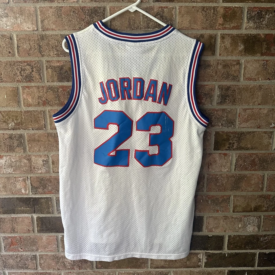 Camiseta deportiva vintage Tune Squad para hombre mediana Space Jam NBA baloncesto Michael Jordan 90 Foto 4 de 4