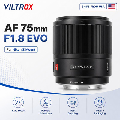 Viltrox AF 75mm F1.8 EVO APS-C Prime Lens Nikon Z Mount Z50 Z30 Zfc Z50II Camera