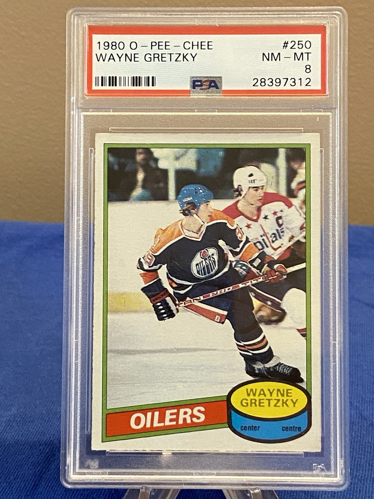 1980-81 OPC Wayne Gretzky Base Card #250 - PSA 8!