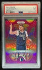 2024-25 Panini Prizm Luka Doncic Groovy SSP Case Hit #19 Mavericks PSA 7