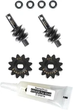RampCrab Overdrive Differential Gear Set 12T, 2 Sets, 12T-2 Black 