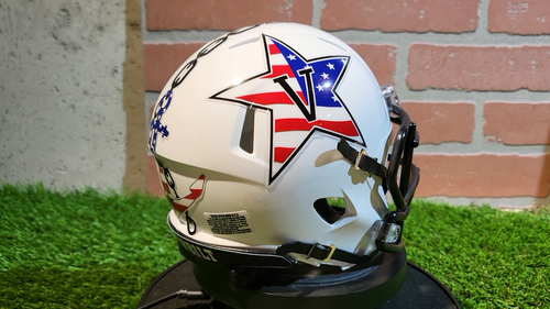 Minicasco Riddell personalizado estrellas y rayas Vanderbilt Commodores - Vídeo 1 de 1