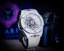 Hublot Big Bang Unico Sang Bleu White Ceramic BOX & PAPERS 415.HX.2027.VR.MXM19 15