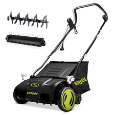 Sun Joe 13 Amp Electric Dethatcher and Scarifier with Removeable Bag (Open Box)