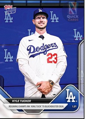 Kyle Tucker To The Dodgers! - 2025 MLB Topps NOW® - Card OS18 | eBay