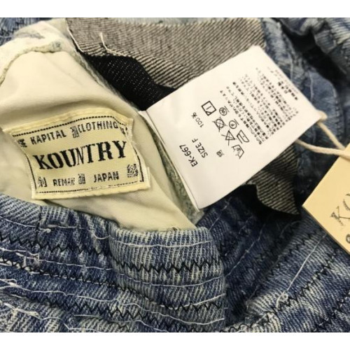 試着未使用 Kapital 12oz denim ハット Kapital 12oz Denim THE OLD MAN AND THE SEA Cap Midtone