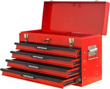 21 Inch Wide4-drawer Steel Tool Chest Box Ball-bearing Lockable Red 21 Inch Wide4-drawer Steel Tool Chest Box Ball-bearing Lockable Red