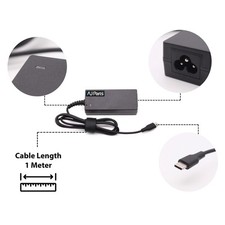 New AJP For HP Spectre X2 12-A001NA 45W USB-C Power Supply Charger Adapter