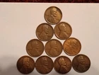 1909 VDB 10s 12D 14S 15S 17 D 26s 27 S 31 D 33d Lincoln Wheat Set Penny