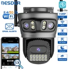 15MP Wifi Camera Outdoor Auto Tracking Multi Screens 5X Digital Zoom PTZ Securit