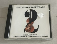 Shostakovich CD Violin Concertos No 1 2 Oistrakh Mravinsky Germany LDC MELODIA