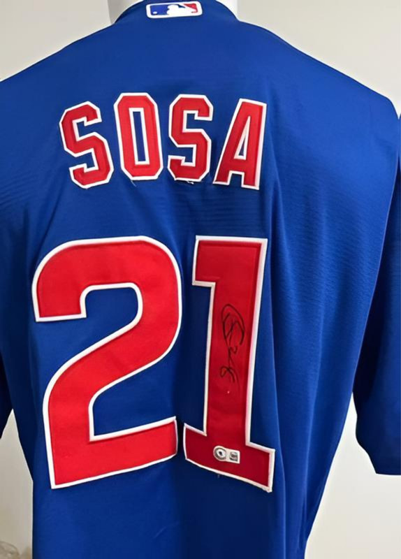 Sammy Sosa Nike  Signed NWT Jersey Autograph Beckett COA XL