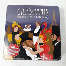 Various Artists-Cafe De Paris: Essential French Cafe Songs 3 CD SET in TIN CAN