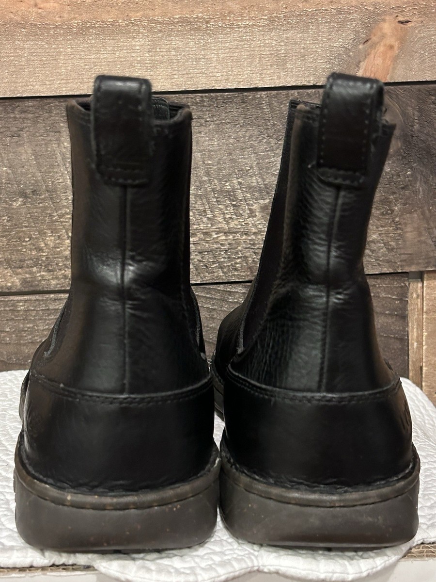 UGG Biltmore Chelsea Boots 3039 Size 10.5 Black  Pebbled Leather Sheepskin Lined UGG Biltmore Chelsea Boots 3039 Size 10.5 Black Pebbled  main image 2